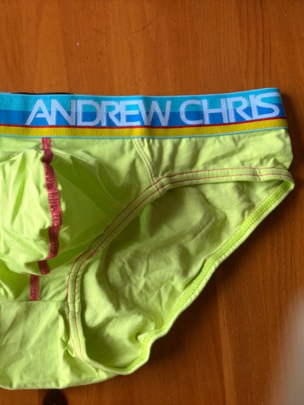 Andrew Christian Vintage Briefs Size Small Green NEW - Picture 6 of 7